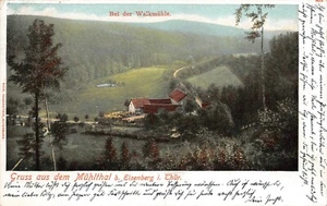 Saludos Desde Mühlthal B. Eisenberg I. Thür. Cerca De Walkmühle AK 1911 - Imagen 1 de 2