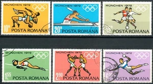 ROMANIA OLD STAMPS 1972 Olympic Games - Munich, Germany - USED/CTO - Picture 1 of 2