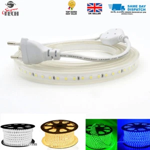 10mm 120 LED/M PCB Streifenleuchte 220V IP67 Kühlweiß/Warmweiß/Blau/Grün - Bild 1 von 23