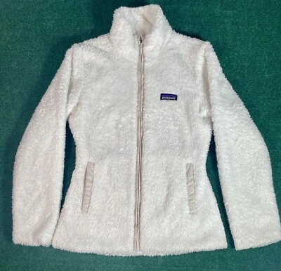 Patagonia Women's Los Gatos Fleece Jacket Size XS Off-white Sherpa full zip - Imagem 1 de 4