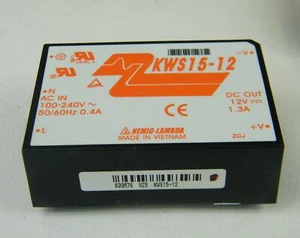 KWS15-12 CONV.AC/DC 220/12VDC 1,3A LAMBDA KWS15/12 - Picture 1 of 1