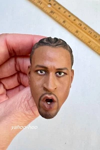 Escala 1/6 Allen Cornrows Trenza Cabeza Masculina Esculpida Modelo Y65 para Figura de Acción de 12"" - Imagen 1 de 4