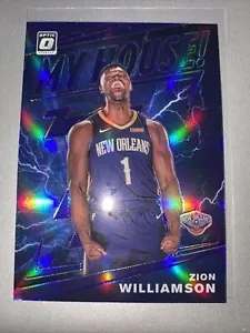 2019-20 Donruss Optic Purple Prizm My House! Zion Williamson RC Rookie - Picture 1 of 2