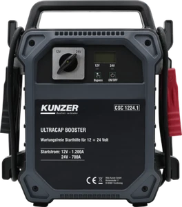 Arranque 12V 24V Booster Kunzer CSC1224.1 tecnología de ultracondensador sin mantenimiento - Imagen 1 de 2