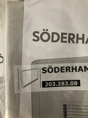 IKEA SODERHAMN Funda para reposabrazos SOLO FUNDA, finnsta blanco 203.283.08 - ORIGINAL Foto 1 de 4