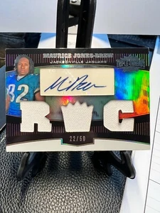 2006 Topps Triple Threads Maurice Jones-Drew Rookie Auto RC 22/50 Jaguars Jersey - Picture 1 of 2