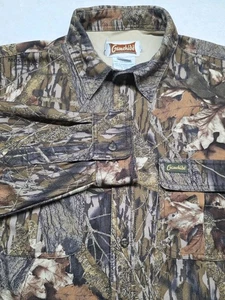 Camisa de Caza Gamehide Hombres Camuflada Talla X Manga Larga Roble Mossy Botón Frontal - Imagen 1 de 12