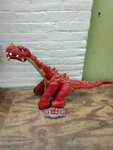 IMAGINEX REMOTE CONTROL Spike Red DINOSAUR Mattel Fisher Price USED Untested - Picture 1 of 10