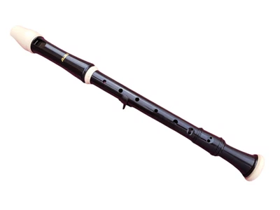 Aulo Alto E 209B Plastic Brown Baroque Recorder Student Ready to Play Model - Image 1 of 4
