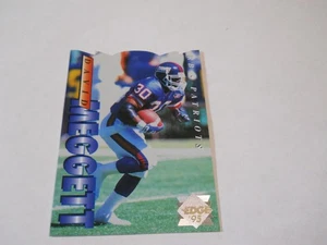 DAVID MEGGETT DIE-CUT PARALLEL NEW YORK GIANTS 1995 COLLECTOR'S EDGE - Picture 1 of 2