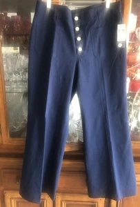 Ralph Lauren Women's Size 14 Wide Leg Color Capri Navy Inseam 29 7/8 NWT - Picture 1 of 14