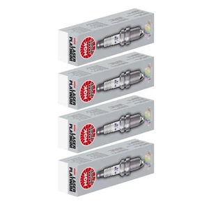 NGK set of 4 Laser Platinum Spark Plugs 5758 PZFR6R - Picture 1 of 2
