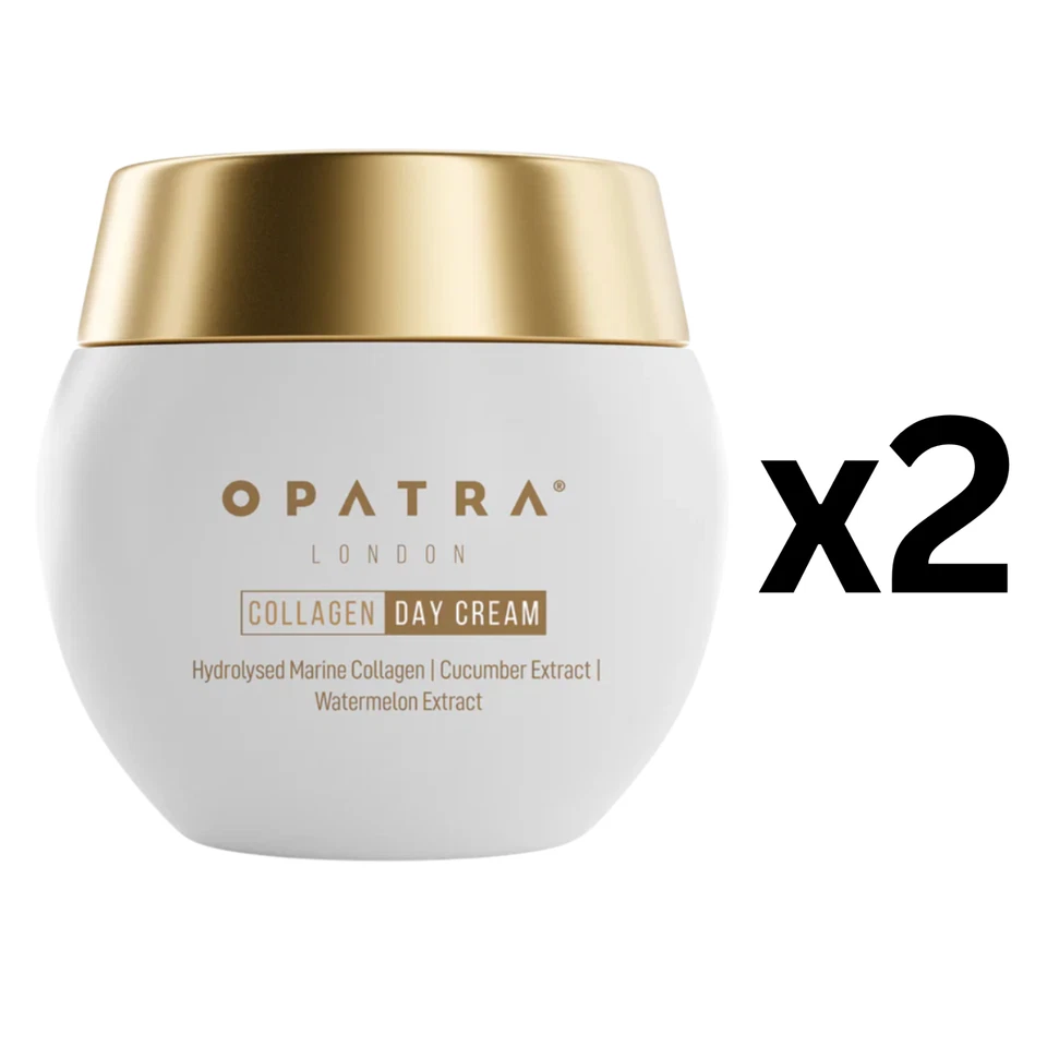 Opatra London 2x COLLAGEN DAY CREAM DISCOUNTED fast Shipping USA Free Exp ship - Image 1 of 4