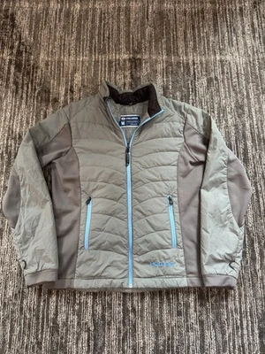 Polaris Women’s Insulated Lightweight Puffer Jacket Gray/Blue Size Medium - Image 1 of 4
