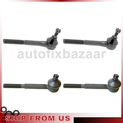 4 extremos de barra de amarre exterior delantero interior delantero para Chevrolet C2500 C3500 2000_ Foto 1 de 4