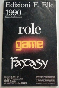 LIBROGAME role game fantasy catalogo 1990 secondo semestre  EL D&D LUPO m - Imagen 1 de 6