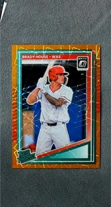 2025 Donruss Optic Orange Velocity #150 Brady House Nationals - Bild 1 von 2