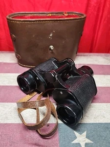 Vintage Weste 6x30 Nr. 31174 Fernglas H-12 Field 7,5° mit Ledertasche - Bild 1 von 18