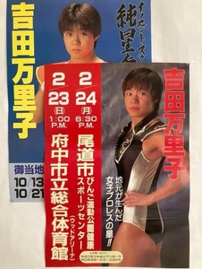 Mariko Yoshida Triumphant Return Poster 3 Japan Women Pro Wrestling - Bild 1 von 4