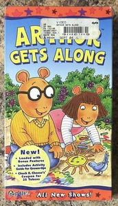 Arthur - Arthur Gets Along, Brand New VHS Video Tape, 2004 3 Episodes - Picture 1 of 4