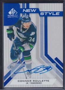 CONNER ROULETTE - 2021 CHL SP Game Used New Style Auto #NS-CR - Picture 1 of 1