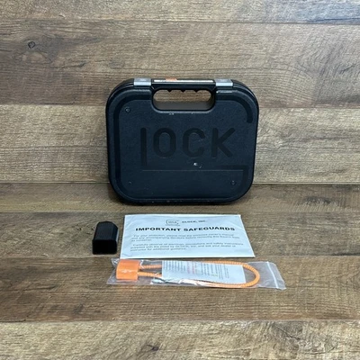 Glock G43x Factory Padded Storage Pistol Case Black- Lock - Loader-Paperwork - Image 1 of 4