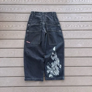 Vintage Early 2000s Rare Jnco Jeans Ying Yang Dragon Discontinued Sz 32x30 READ - Picture 1 of 9