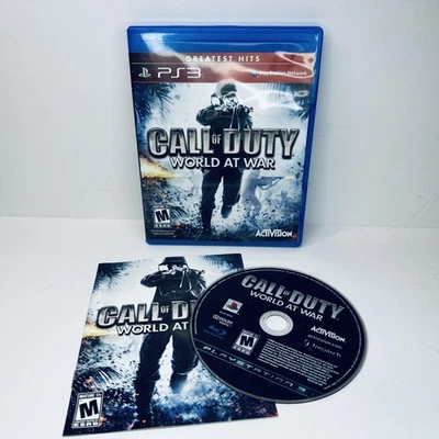 Call Of Duty World At War лучшие хиты видеоигра Sony PS3 полный протестированный диск - Изображение 1 из 4