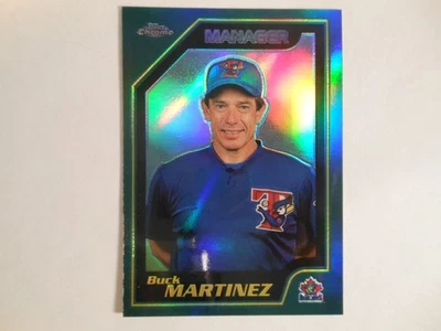 2001 Topps Chrome Traded Retrofractor T 148 Buck Martinez Toronto Blue Jays - Image 1 of 3