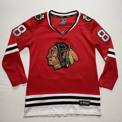 Chicago Blackhawks Jersey Womens Medium Red NHL Hockey Patrick Kane 88 Fanatics - Image 1 of 4