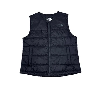 The North Face Quilted Vest Women’s Size Small Primaloft Black Full Zip - Picture 1 of 5