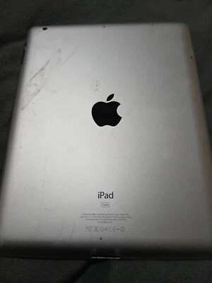 Apple iPad 2 32GB, Wi-Fi, 9.7in - White - CRACKED AND PIN LOCK - Image 1 of 2