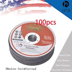 100 Pack 4.5"x.040"x7/8" Cut-off Wheel - Metal & Stainless Steel Cutting Discs - Picture 1 of 7