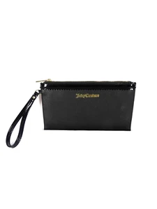 Juicy Couture Negro Mediano Bolso sin asas Muñequera Tarjetero Cartera Imitación Cuero Guijarro - Imagen 1 de 4