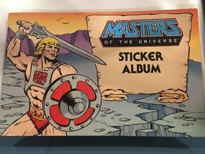 Rare Excellent Condition Master of the Universe He-Man Sticker Album MATTEL - Picture 1 of 8