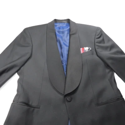 hugo boss tschaikowsky scala tux tuxedo jacket 42 black italian wool Germany - Image 1 of 4