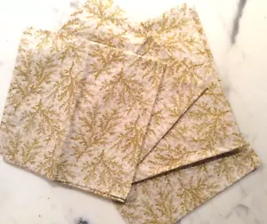 NWOT 4 Waverly Fabric Napkins White Butter Cream Cotton/Polyester 17x17in - Picture 1 of 4