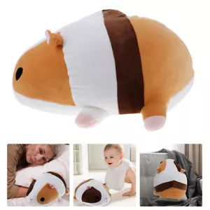 Guinea Pig Plush Toy Hamster Pillow Stuffed Animal Man Child - Picture 1 of 11