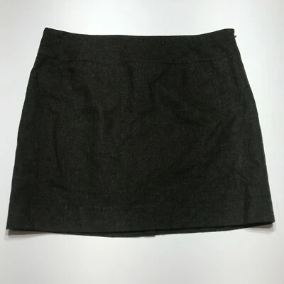 The Limited Mini Skirt Womens Size 10 Poly Wool Blend Green Rear Zip Fully Lined - Image 1 of 4