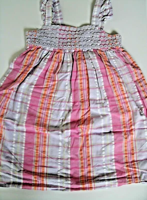 Hartstrings Girls Dress Pink Plaid Sleeveless Purple Size 6 Cotton - Image 1 of 4