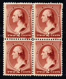 210 VF PROBLEM FREE BLOCK OF 4 MNH WITH FULL ORIGINAL GUM, FREE SHIPPING IN USA - Picture 1 of 2