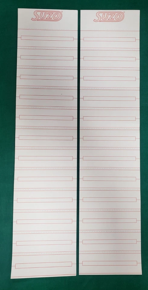 Tiras de título Jukebox en blanco 45 rpm 1"x3" 12/hoja 48/lote cantidad descuento ¡ENVÍO GRATUITO!! Foto 1 de 1