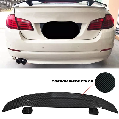 For BMW F10 528i 535i 52" Carbon Fiber Spoiler Wing Rear Trunk Wing GT Style - Image 1 of 4