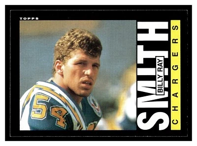 1985 TOPPS FOOTBALL BILLY RAY SMITH #378 CHARGERS HIGH GRADE - Image 1 of 2