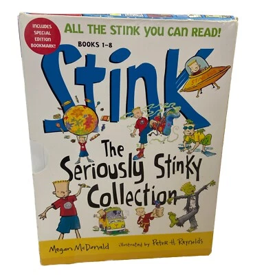 Stink Megan McDonald Boxed Set Lot of 8 Boy Humor Chapter 2nd 3rd 4th Grade - Image 1 of 4