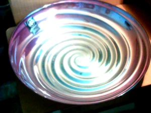 DC Glassware Large 13” Decorative Purplish Centerpiece Bowl Made In Turkey NEW - Picture 1 of 6
