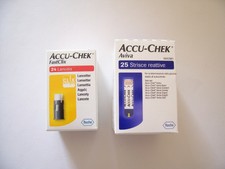 ACCU-CHEK AVIVA 25 STRISCE REATTIVE + FASTCLIX PUNGIDITO X CONTROLLO GLICEMIA
