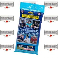 2021 PANINI CONTENDERS NFL AMERICAN FOOTBALL 22 CARD CELLO FAT VALUE PACK NEW