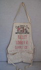 Vintage Canvas Store Work Apron "Valley Lumber & Supply" Stockton, Calif. 1950