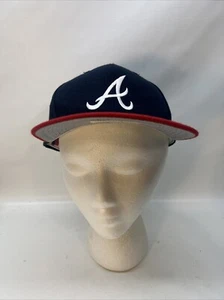 NEW Vintage Sports Specialties Atlanta Braves Hat Blue Snapback MLB - Picture 1 of 10